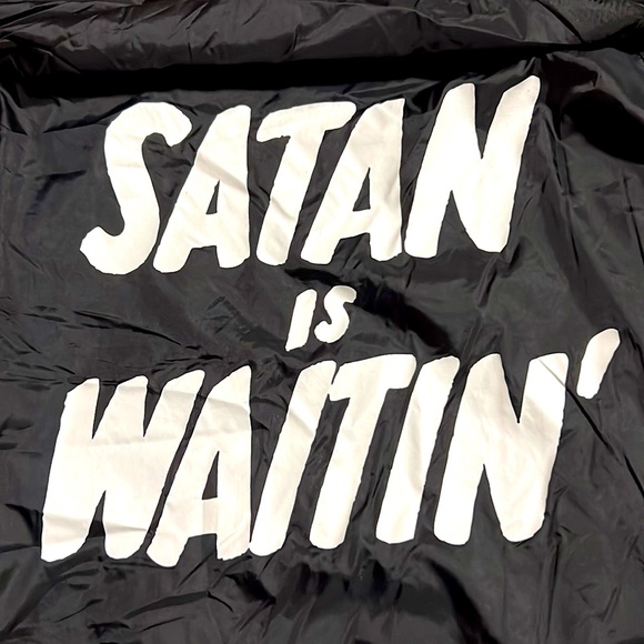 CREEPSTREET SATAN IS WAITIN’ UNISEX WINDBREAKER. 😈😈😈 XXL - Picture 3 of 8